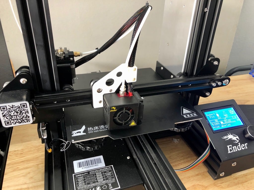 Ender 3 Pro Cable bracket for Hotend wires