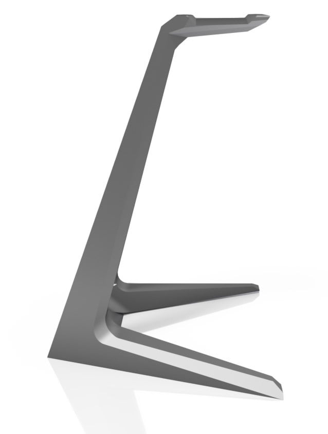 Headset holder with 250 mm height without the need for support