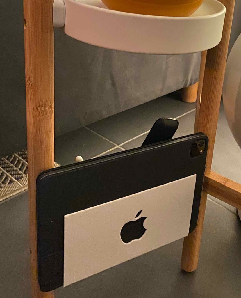 iPad and remote control holder for Satsumas Ikea