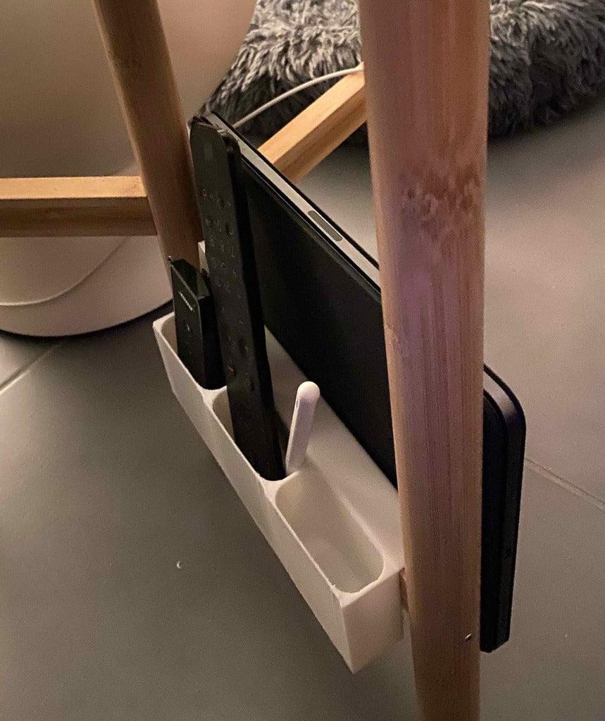 iPad and remote control holder for Satsumas Ikea