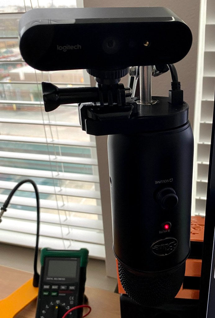 Blue Yeti Microphone and GoPro/Webcam Mount