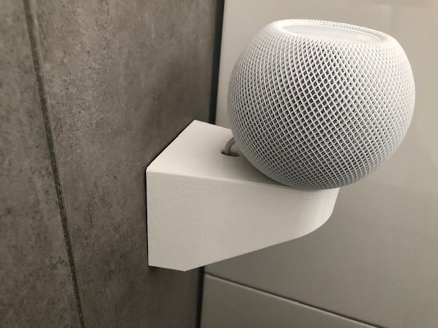 Wall mount for HomePod Mini at the socket