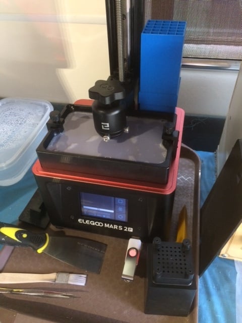 Improved Filter Module for Elegoo Mars 2 Pro