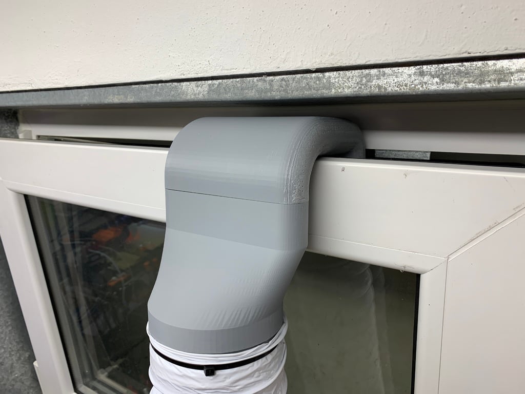 K40 Tilting window exhaust adapter for 100mm Hoses