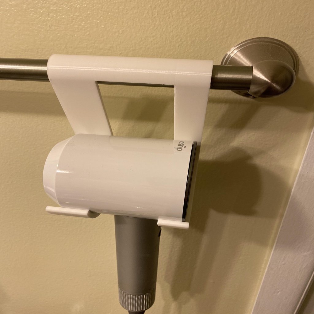 Dyson Supersonic Hairdryer Holder for Towel Rail