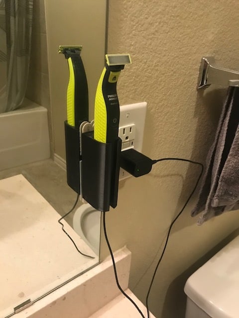 Wall mount for Philips OneBlade Trimmer