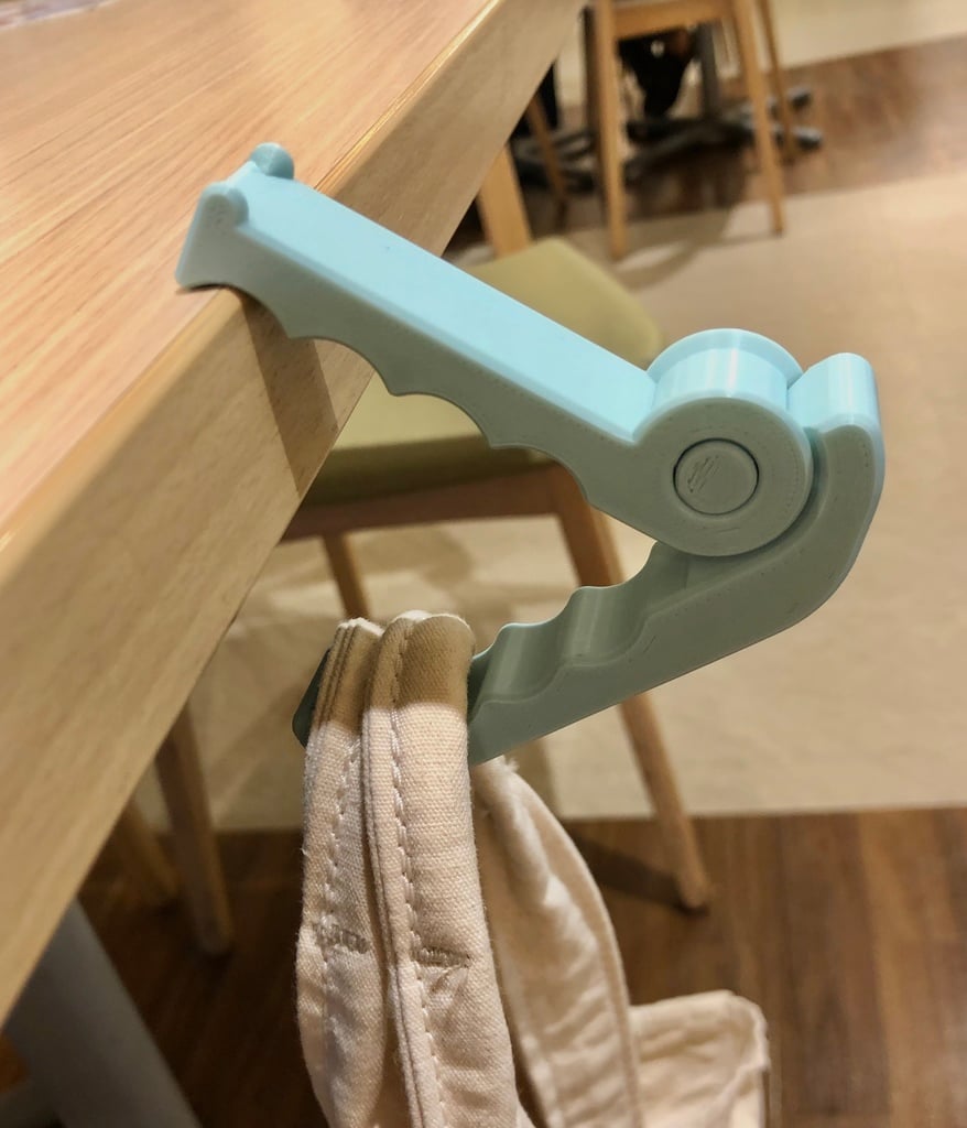Portable Crocodile Table Hook for Bags