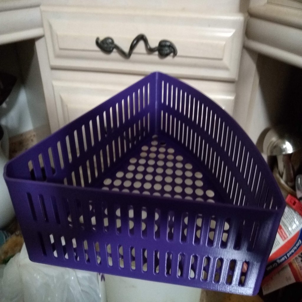 Lazy Susan Basket for Corner Cabinets