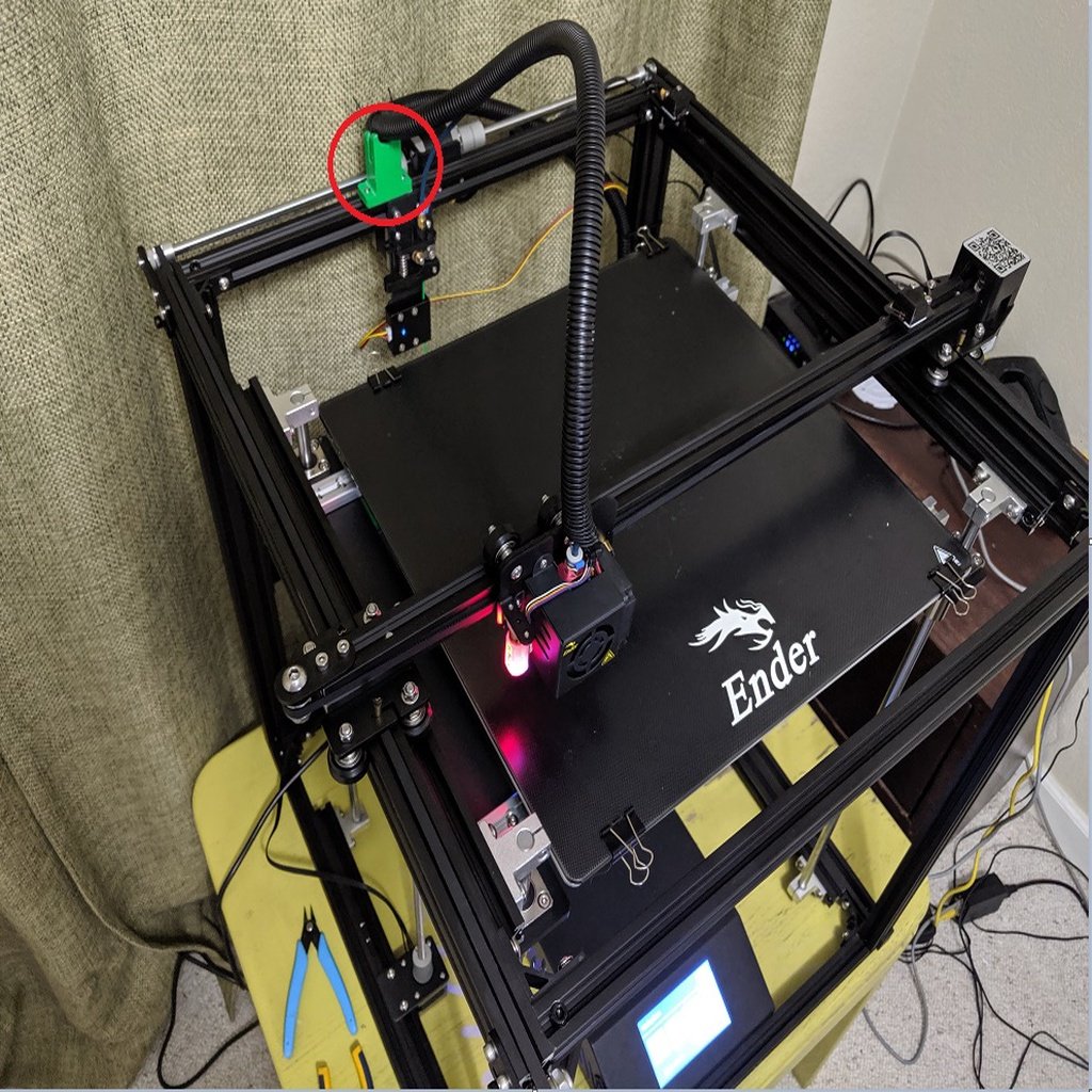 Ender 5 Plus Hot End Cable Guide