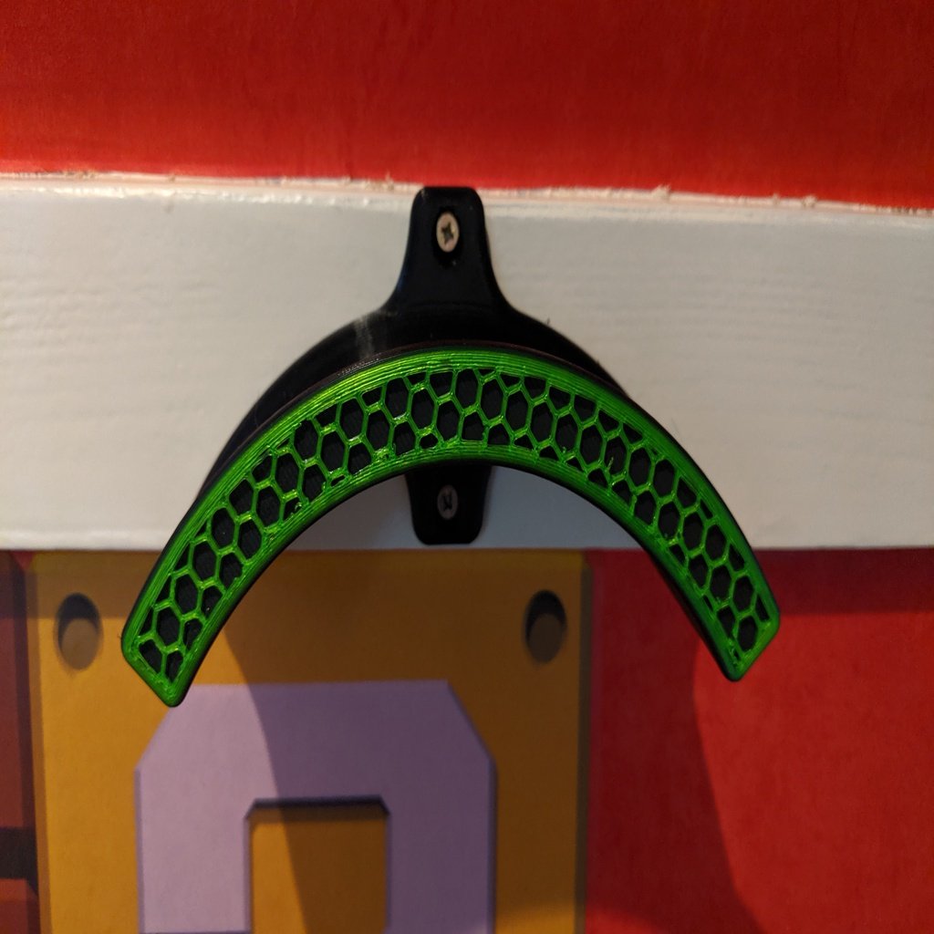Wide Wall Mount for Headphones and Headsets
