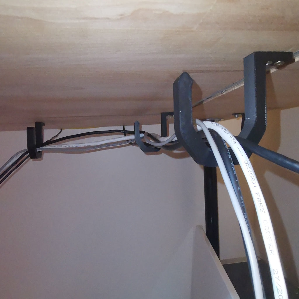 Beefy J-Krog for Cable Management Under the Desk