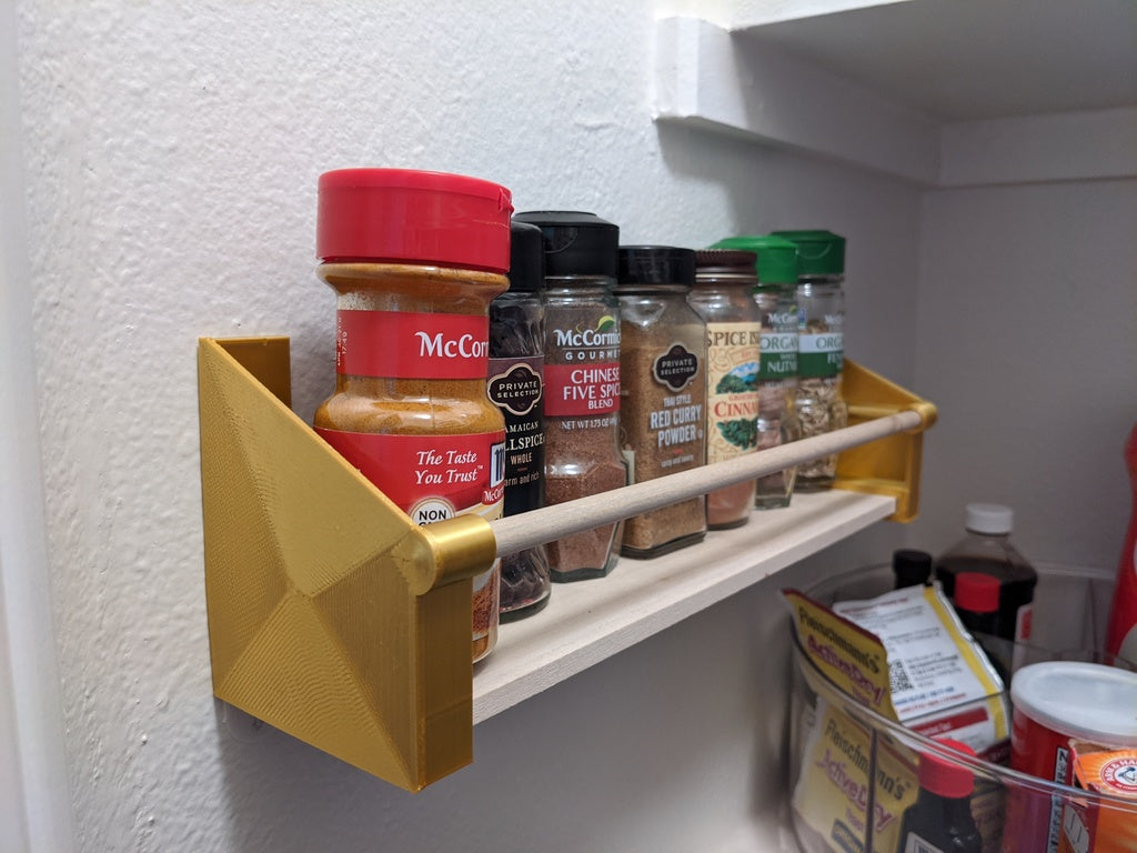 Flexible Spice Rack for Organised Kitchen