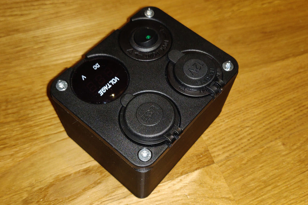 12V Dual USB Charger Power Socket - Panel Mount for Boat, Truck and Car