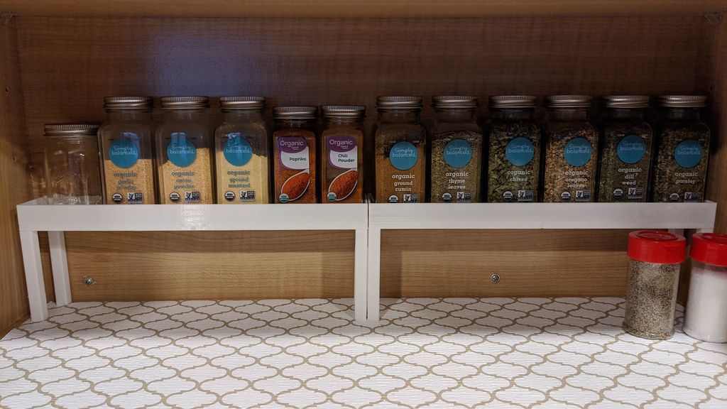 Flexible Spice Rack for the Kitchen
