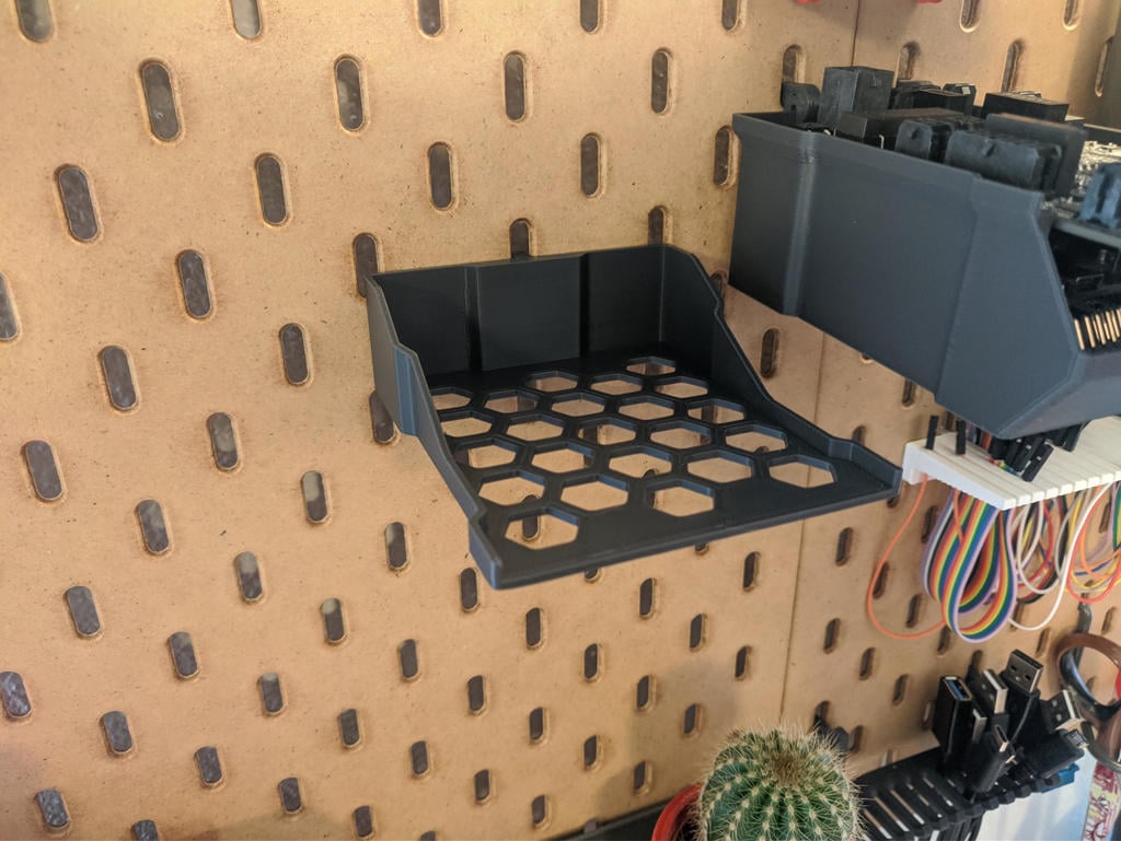 IKEA Skadis Shelf for Stackable Box