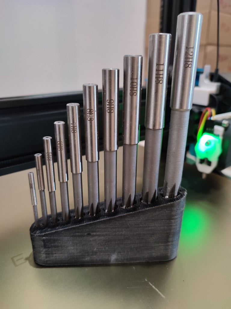 Practical Storage Box for Drills and Reamers (3-12 mm)