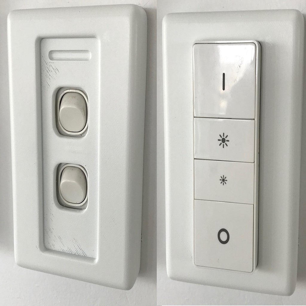 Clipsal 2000 Cover for Philips Hue Dimmer