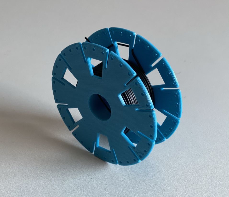 Compact Spool for 1mm Rubber Cord