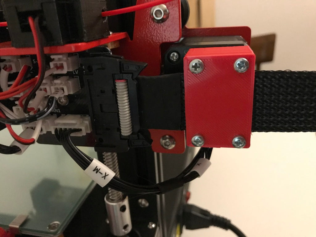 Anet ET4 X-Gantry Cable Holder: Stabilises Data Cable