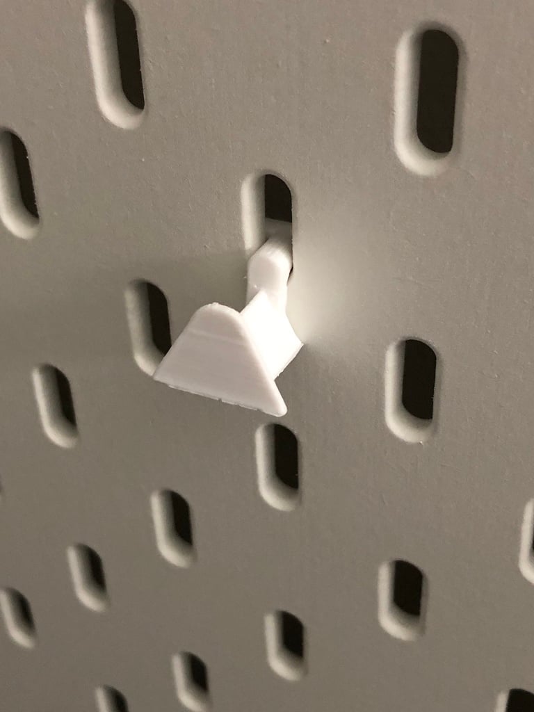 Skadis wire snip holder for Ikea Skadis pegboard
