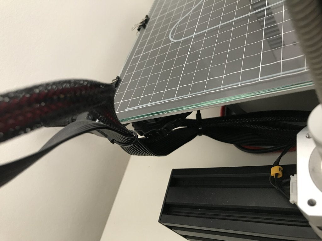 Cable clips for Extruder (Ender 3) - Effective cable management for 4040/4020 profiles