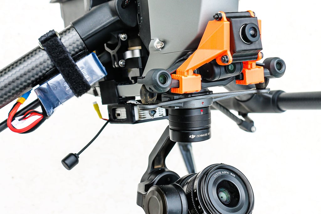 DJI FPV Camera and Air Unit Mounting for Inspire 2 - Update 01/2022