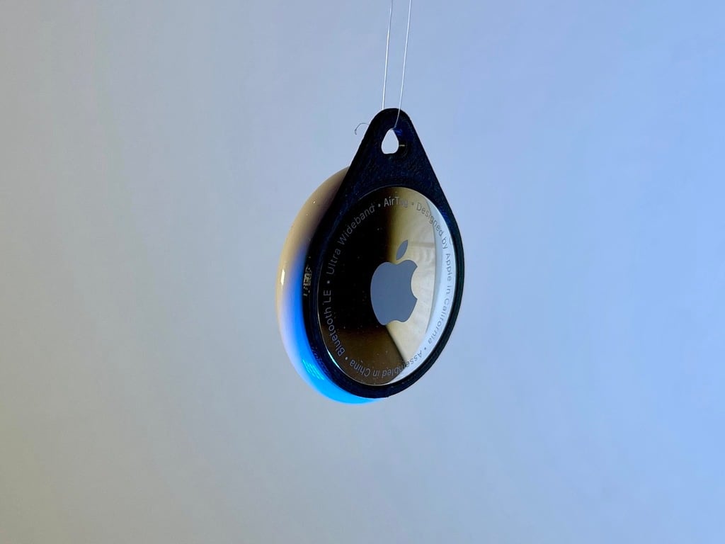Smallest AirTag keychain holder