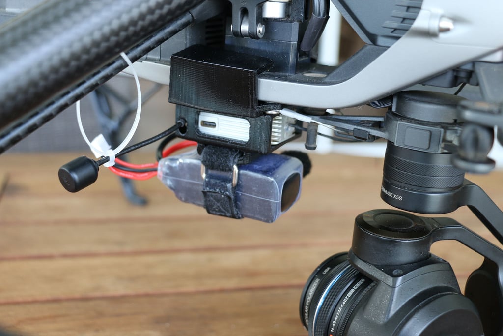 DJI FPV Camera and Air Unit Mounting for Inspire 2 - Update 01/2022