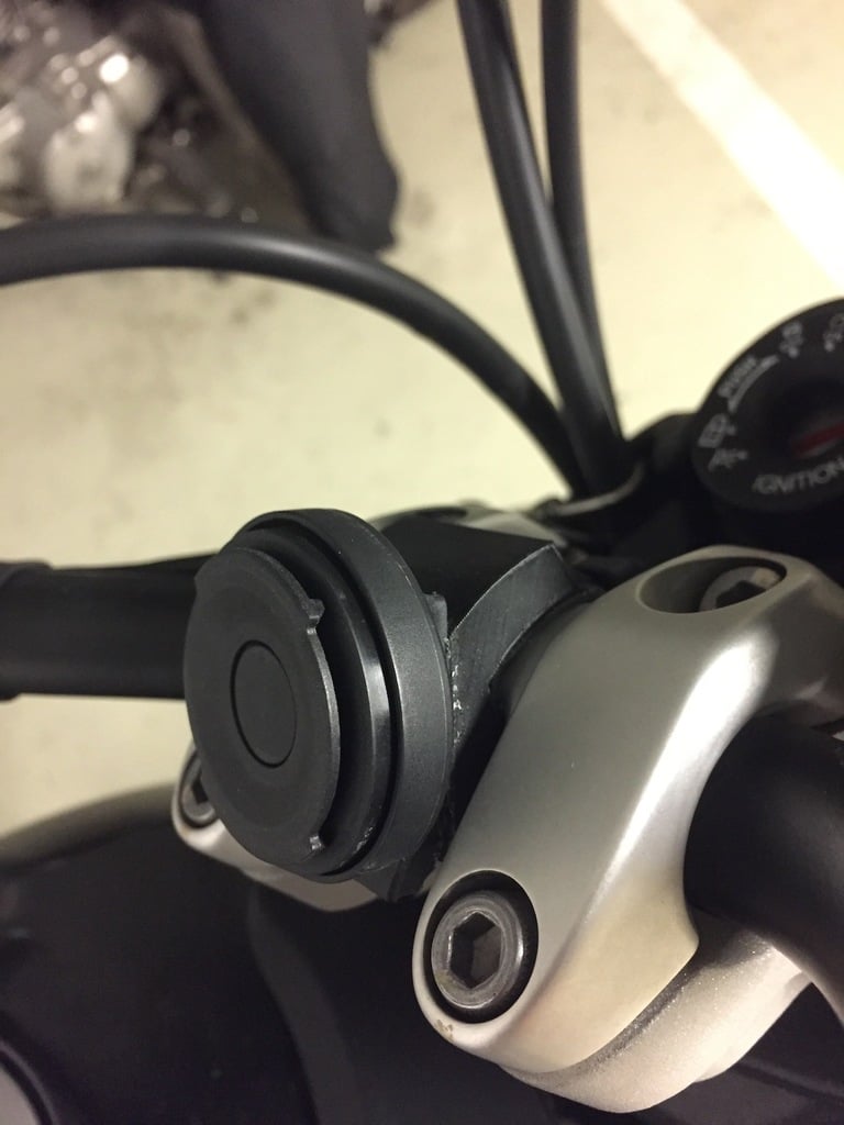 Robust Phone Holder for Motorcycle Handlebars
