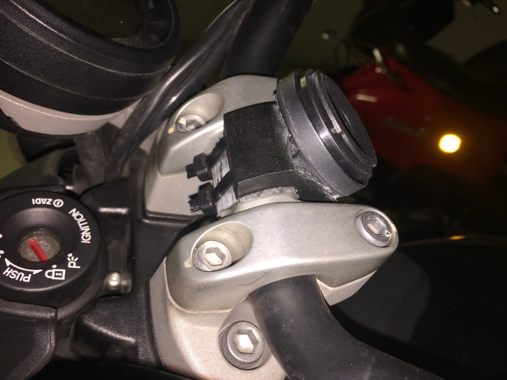 Robust Phone Holder for Motorcycle Handlebars