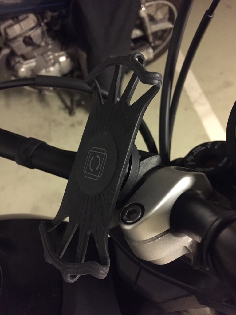 Robust Phone Holder for Motorcycle Handlebars