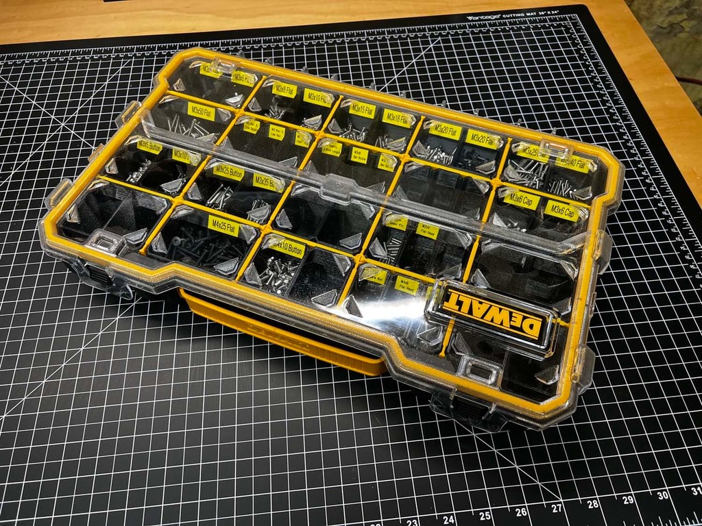 Modular Organiser Boxes for Small Parts