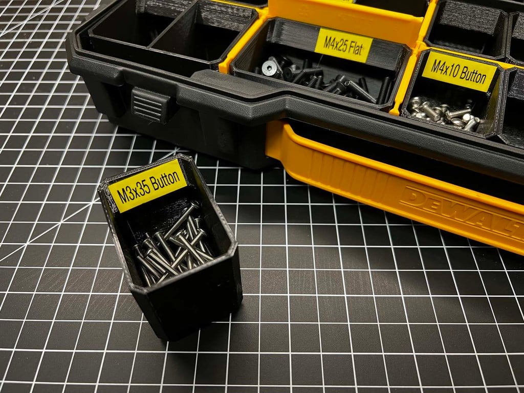 Modular Organiser Boxes for Small Parts