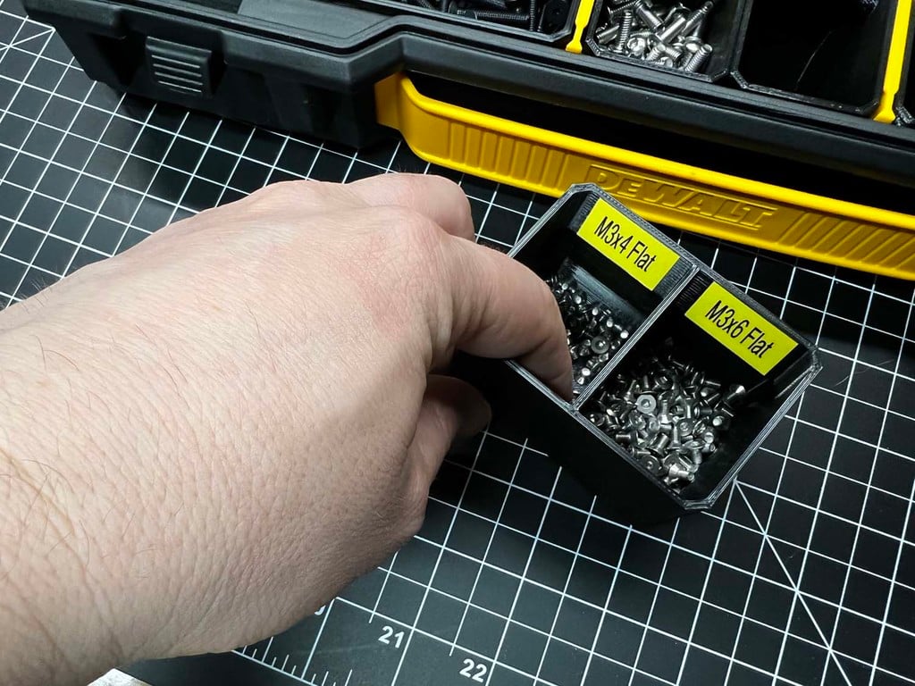Modular Organiser Boxes for Small Parts