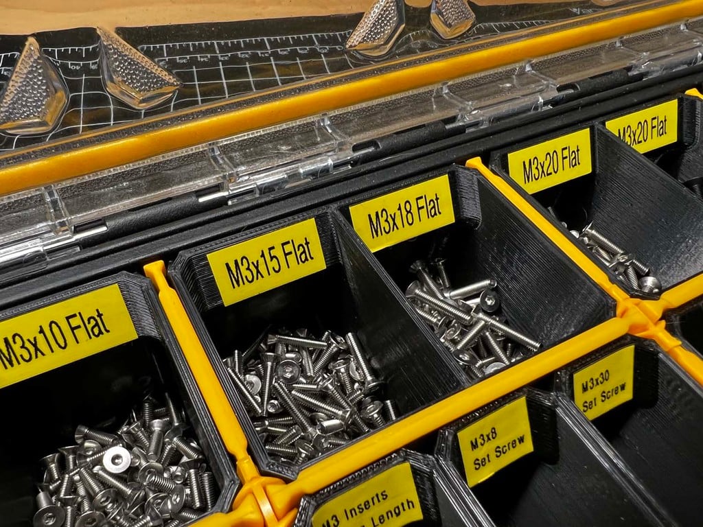 Modular Organiser Boxes for Small Parts