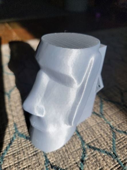 Moai Easter Island Head Wall-Mounted Headphone Holder with Screw Holes