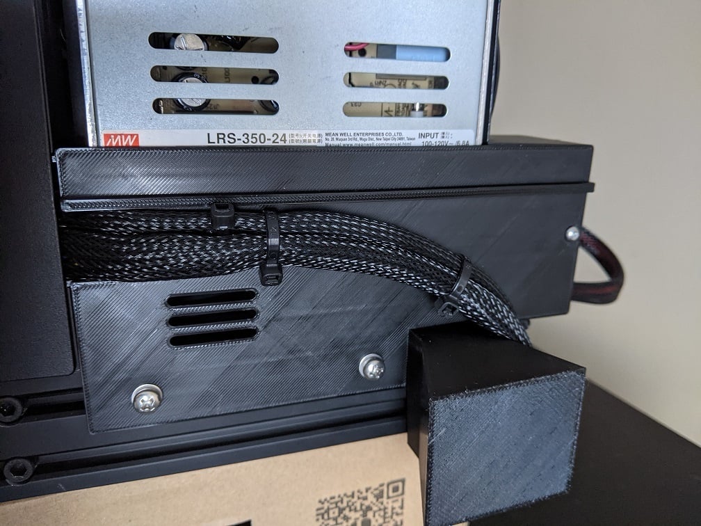 Protective cover for Ender 3 V2 PSU terminal