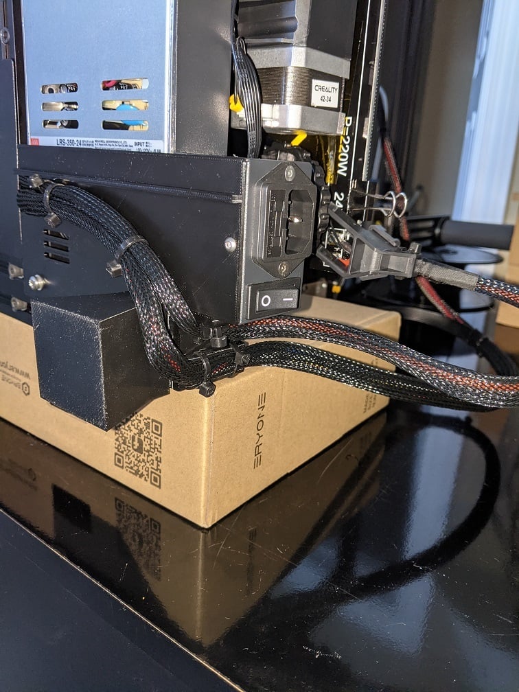 Protective cover for Ender 3 V2 PSU terminal