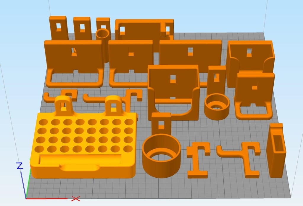 Ikea Skådis collection with tool holders