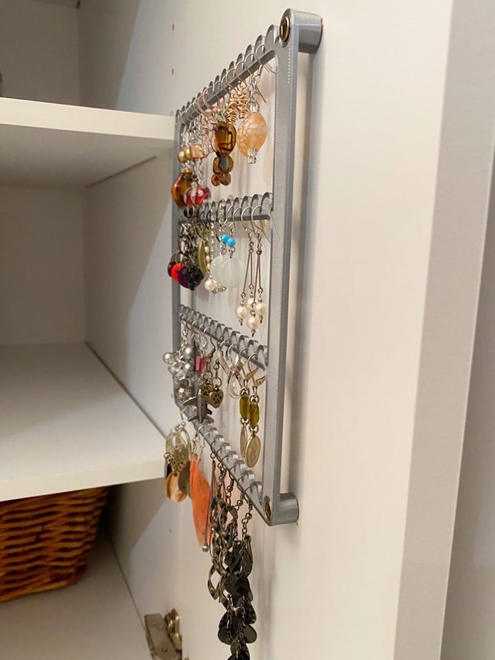 Wall Mounted Earring Organiser and Hanger