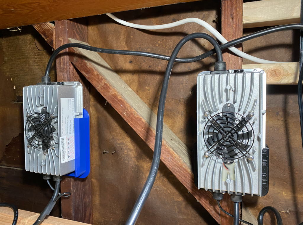 Sur-Ron Charger Mount (Short Cable) With Optional Socket Holder