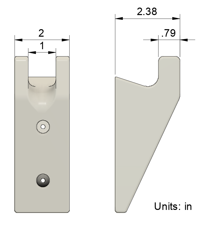 Mountain bike wall bracket