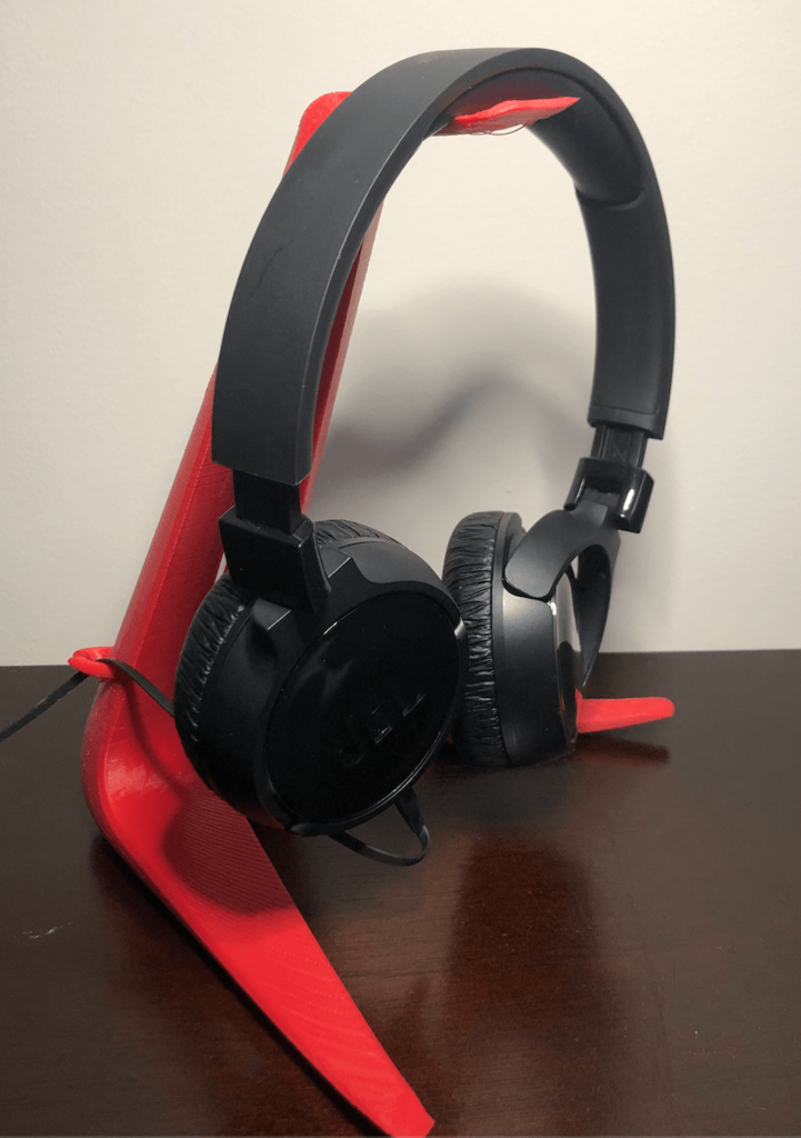 Headphone Stand with Cable Clip