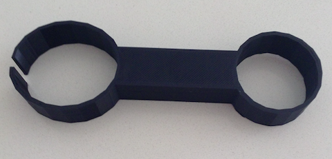 Holder for sponge and brush in the kitchen sink