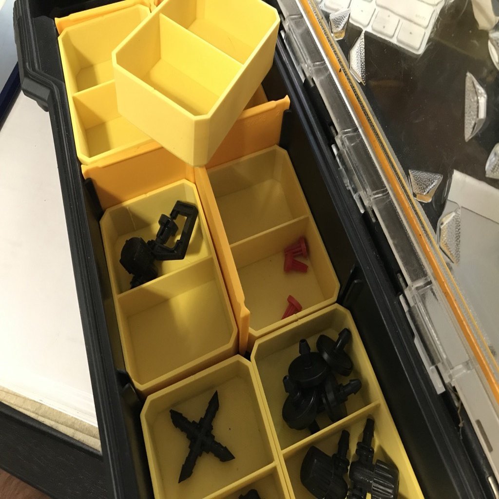 Dewalt Pro Small Parts Inserts – For 10 and 20 Compartment Organisers