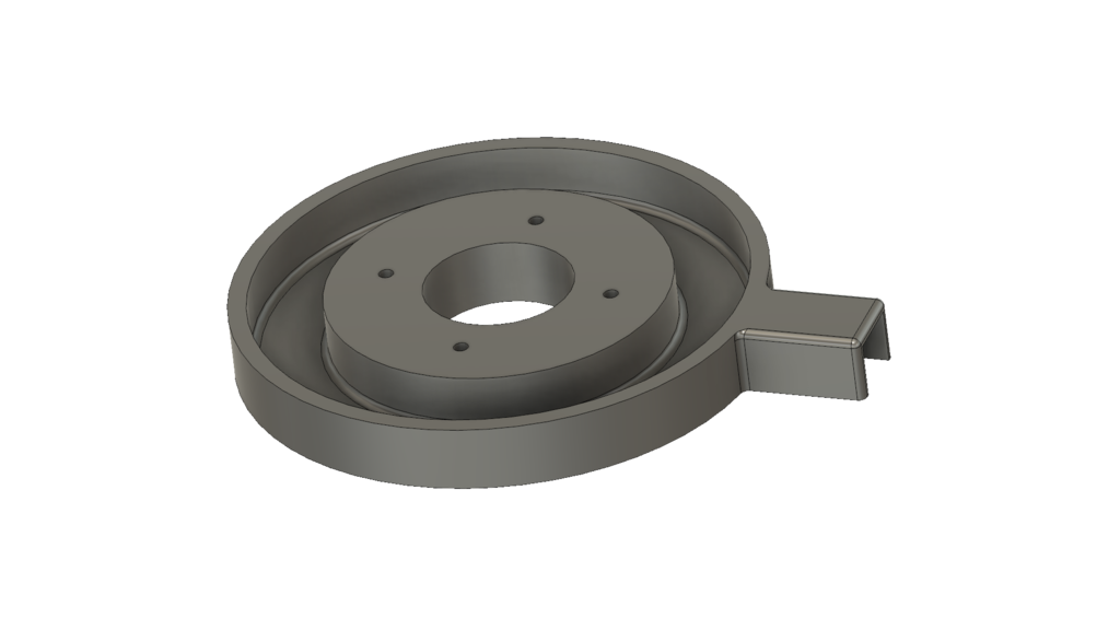 Wall and ceiling mount bracket for Ubiquiti Unifi ac lite with 15/17mm PVC cable tray insert