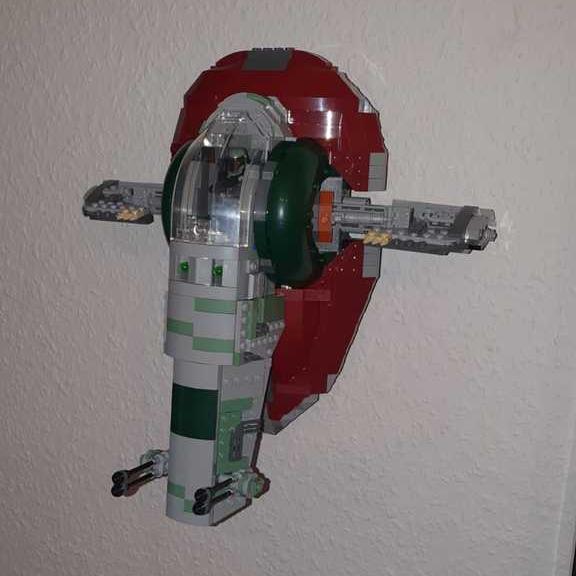 Wall mounting bracket for LEGO Slave1 75243