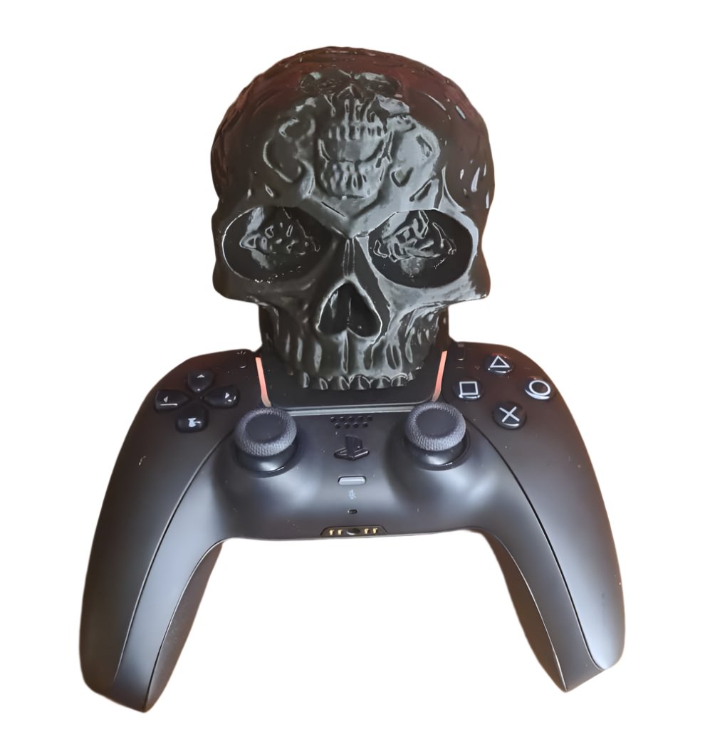 PS5 Skull Controller Holder & Charging Stand