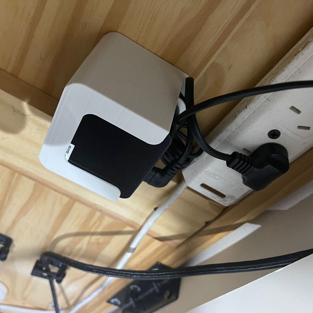 Under Desk Support for Samsung Odyssey G5 Power Adapter