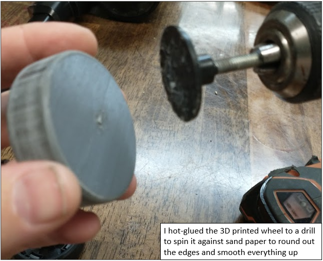 Replacement wheel for Ryobi Stick Vacuum